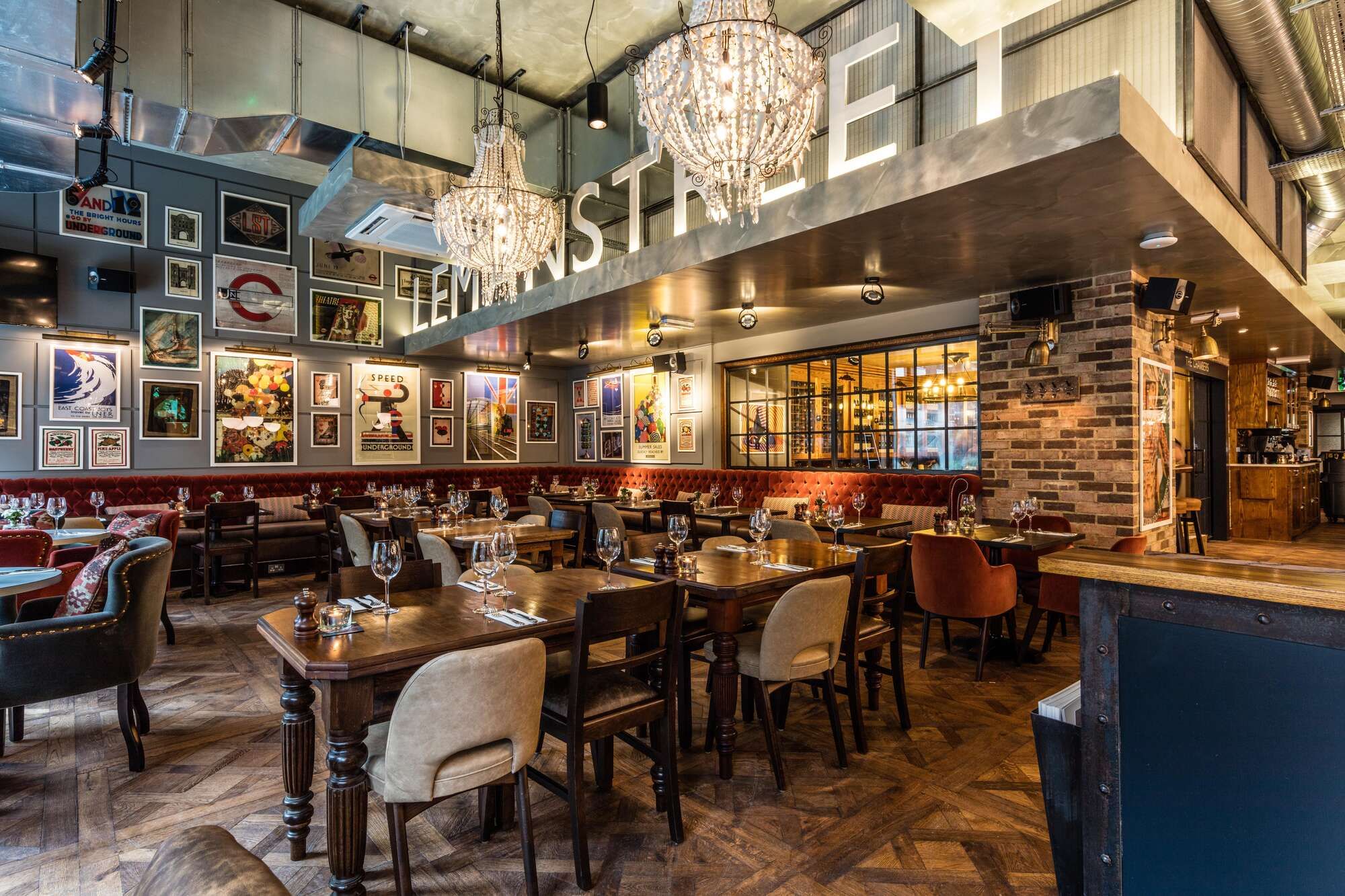 Interior at the Leman Street Tavern