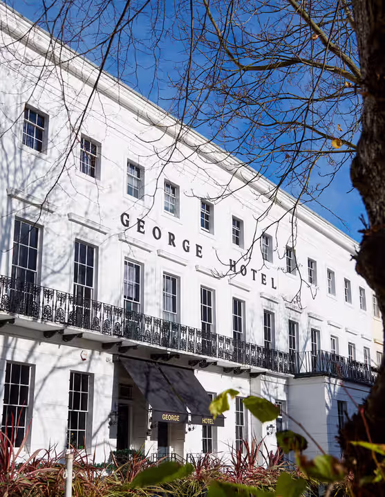exterior view of the George Hotel, a Young's establishment