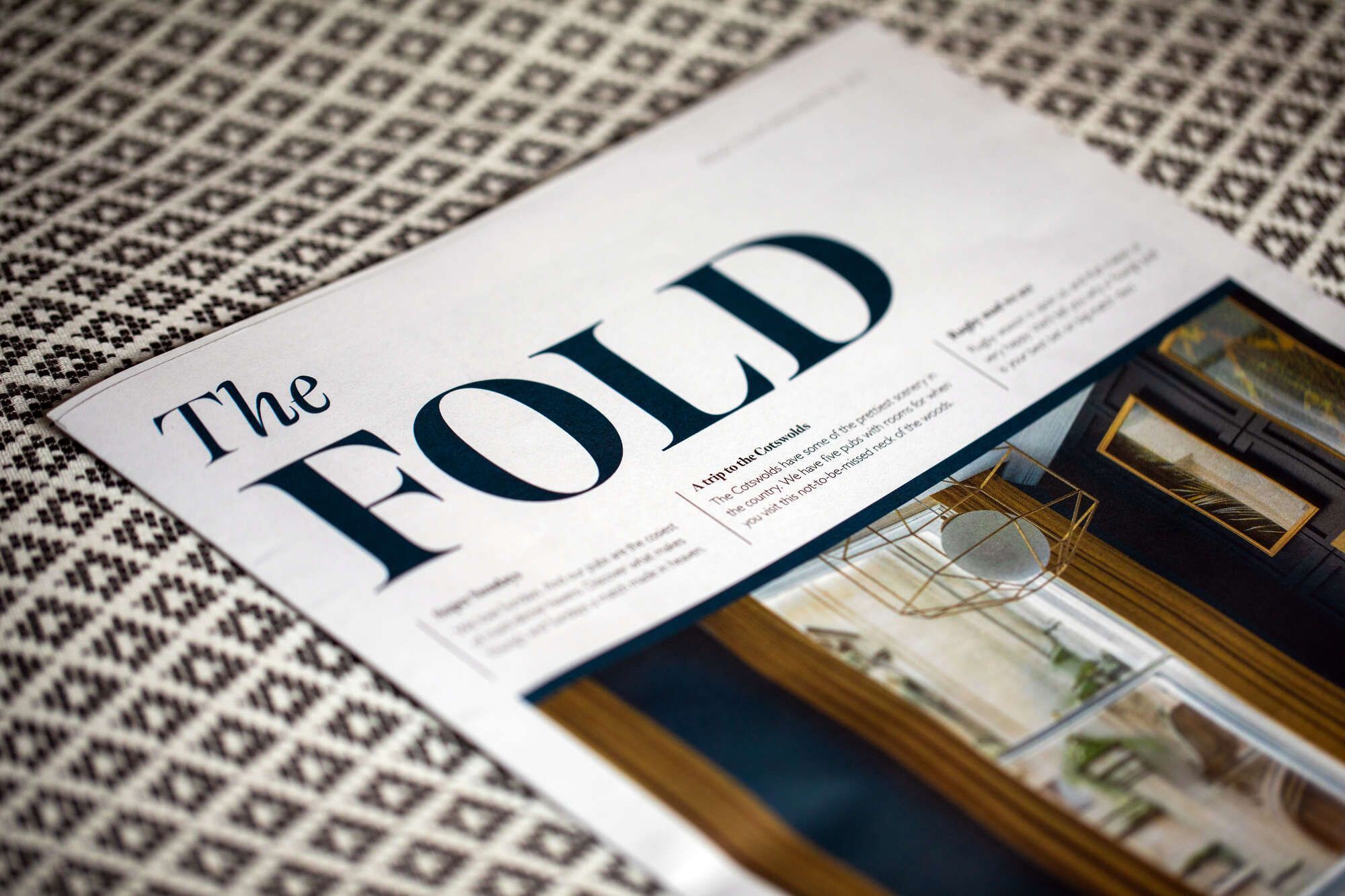 an issue of Young's in-room newspaper The Fold