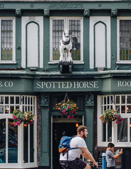 exterior of the Spotted Horse, a Young's pub
