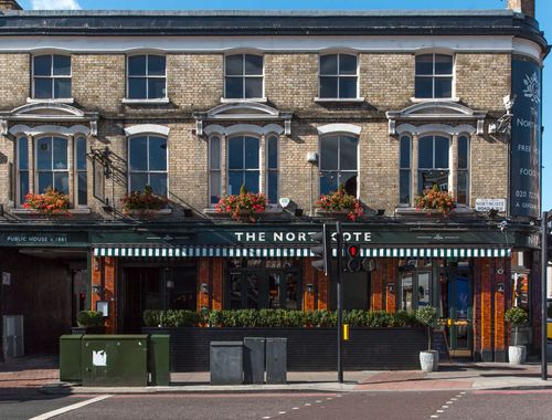 Exterior of the Northcote, the best pub in Clapham Junction