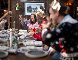 Christmas party at the Coach & Horses, Isleworth