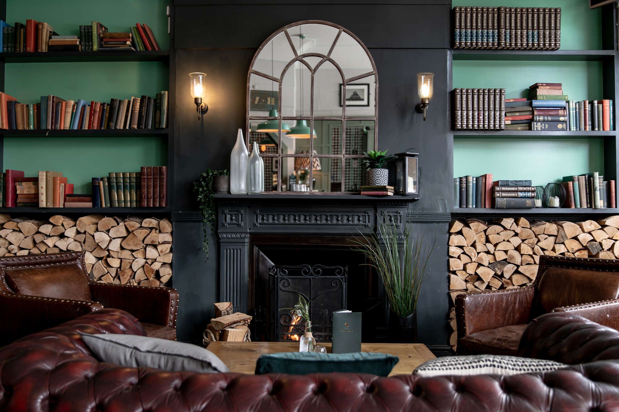 Cosy interiors at the Eagle