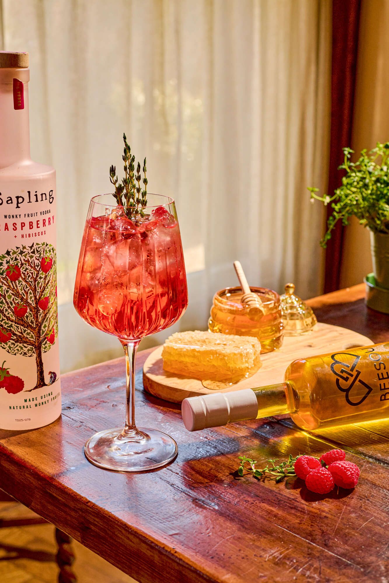 Raspberry Honeybee Spritz 
