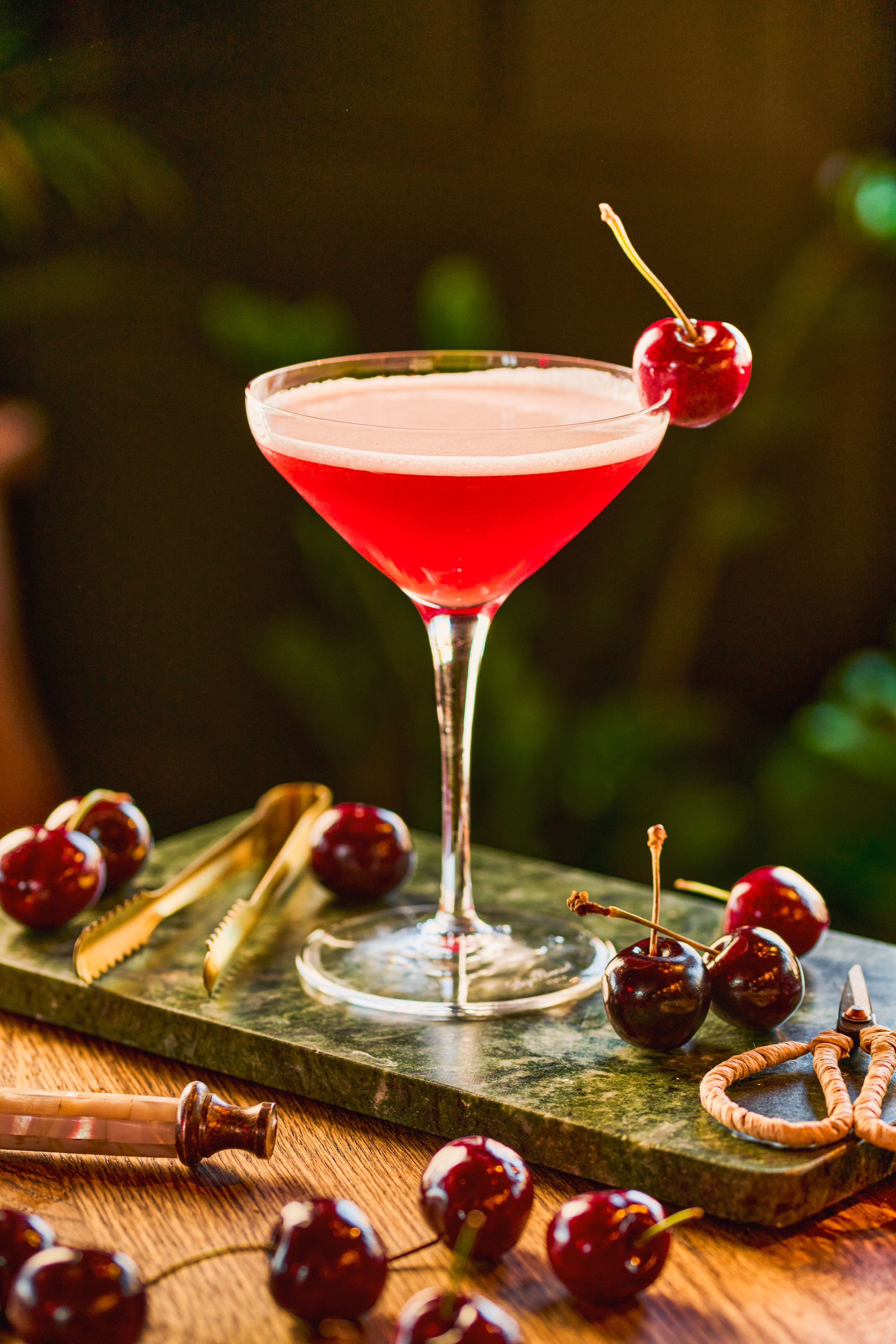 Cherry Bakewell Martini
